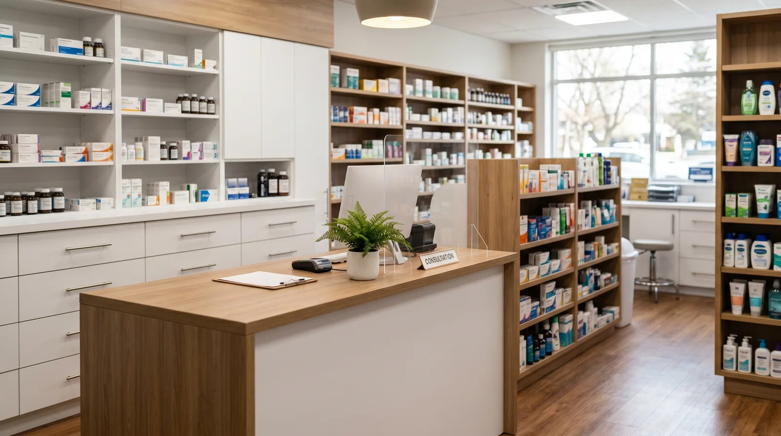 Estantes de Farmacias Guadalajara con suplementos en México
